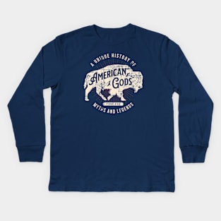 Buffalo Gods Kids Long Sleeve T-Shirt